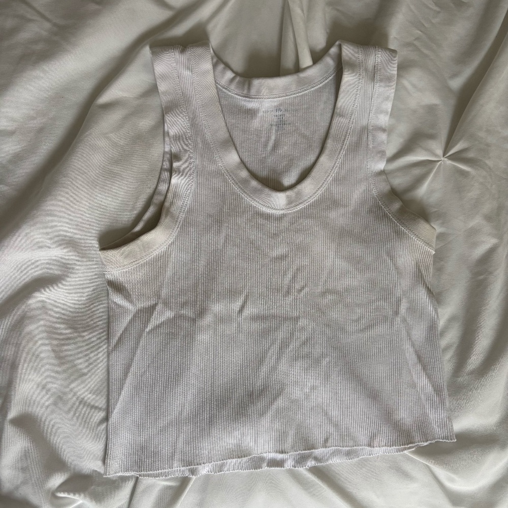 brandy Melville white Connor tank